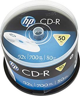 HP CD-R 80min/700MB, 52x, Cake Box 50 sztuk