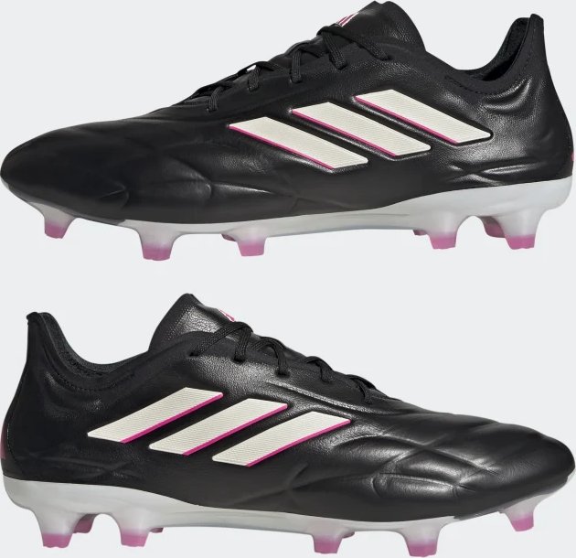 adidas Copa Pure.1 FG core black/zero metalic/team shock pink 2