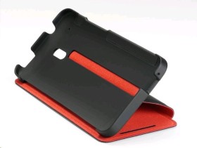 HTC HC-V851 Double Dip Flip Case für One Mini schwarz/rot