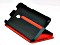 HTC HC-V851 Double Dip Flip Case do One mini czarny/czerwony