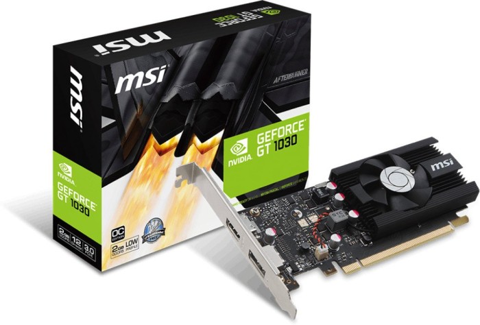 MSI GeForce GT 1030 2G LP OC, 2GB GDDR5, HDMI, DP