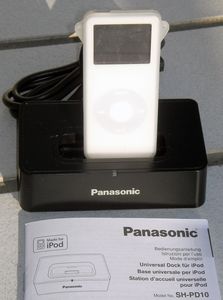 Panasonic SH-PD10 iPod Dockingstation schwarz