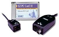 SMC 8022BT, RJ-45/BNC 10Mbit, PCMCIA