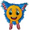 Simba Toys Furlocks großes Plüschmonster blau (105951501ULL)