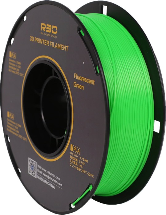 R3D PLA Neon Green, 1.75mm, 1kg