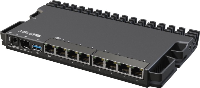 MikroTik RouterBOARD RB5009 router, 8x RJ-45, 1x SFP+