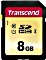 Transcend 500S R95/W20 SDHC 8GB, UHS-I U1, Class 10 (TS8GSDC500S)