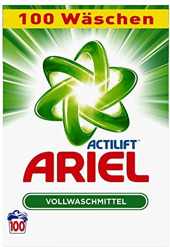 Ariel Actilift Pulver Waschmittel, 100 Waschladungen