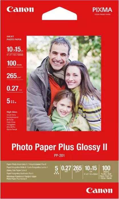 Canon PP-201 papier foto wysoki połysk biały, 10x15cm, 265g/m², 50 arkuszy