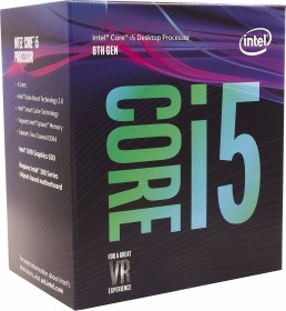 Intel Core i5-8600, 6C/6T, 3.10-4.30GHz, boxed