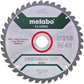 Metabo Precision Cut Kreissägeblatt 216x2.4x30mm 40Z, 1er-Pack (628060000)