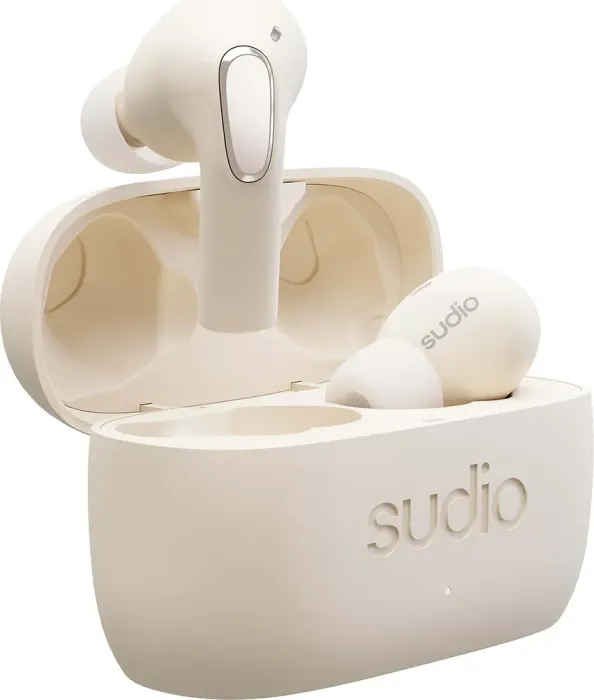 Sudio E2 kabelloser In-Ear Bluetooth Kopfhörer beige – Kopfhörer