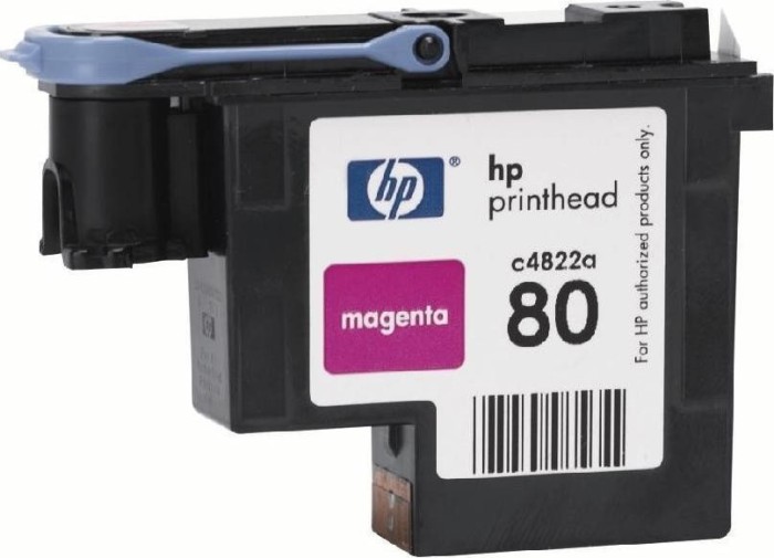 HP głowica drukująca 80 purpura ze środkiem czyszczącym