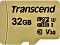 Transcend 500S R95/W80 microSDHC 32GB Kit, UHS-I U3, Class 10 (TS32GUSD500S)