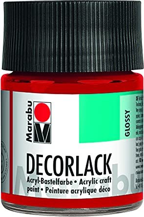 Marabu Decorlack Acryl kirschrot 031, 50ml