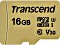 Transcend 500S R95/W50 microSDHC 16GB Kit, UHS-I U3, Class 10 (TS16GUSD500S)