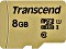 Transcend 500S R95/W25 microSDHC 8GB Kit, UHS-I U1, Class 10 (TS8GUSD500S)