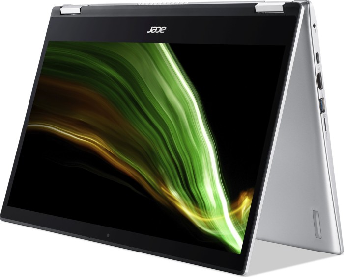 Acer Spin 1 SP114-31-P6NM Pure Silver, Pentium Silver N6000, 8GB RAM, 256GB SSD, DE