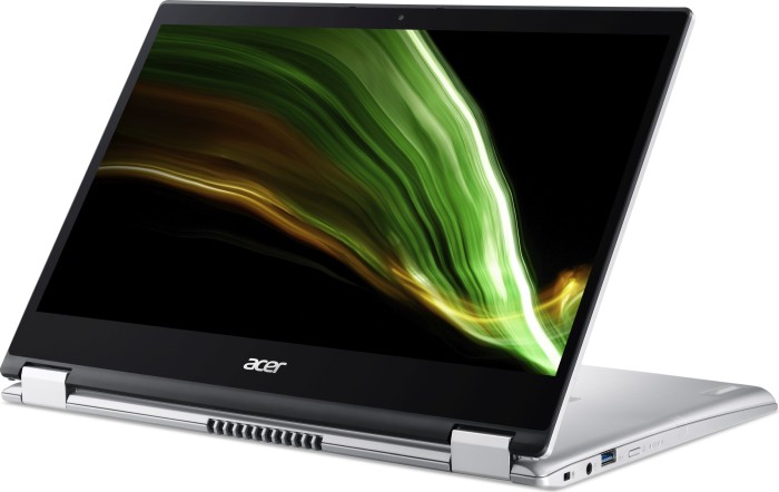 Acer Spin 1 SP114-31-P6NM Pure Silver, Pentium Silver N6000, 8GB RAM, 256GB SSD, DE