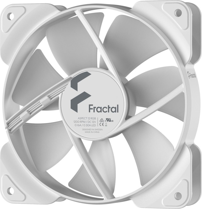 Fractal Design Aspect 12 RGB, biały, 120mm