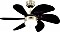 Westinghouse Turbo Swirl Deckenventilator dunkelbraun/Chrom (72560)