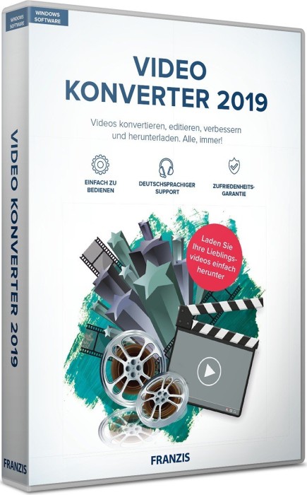 Franzis konwerter wideo 2019 (niemiecki) (PC/MAC)