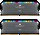 Corsair Dominator Platinum RGB schwarz DIMM Kit 32GB, DDR5-6000, CL36-36-36-76, on-die ECC (CMT32GX5M2D6000Z36)