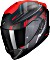 Scorpion EXO-1400 EVO AIR Shell matt schwarz/rot (verschiedene Größen) (114-401-24)