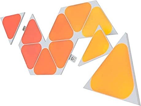nanoleaf Shapes mini Triangles Smart Lighting LED panel pakiet rozszerzeń 10x 0.5W