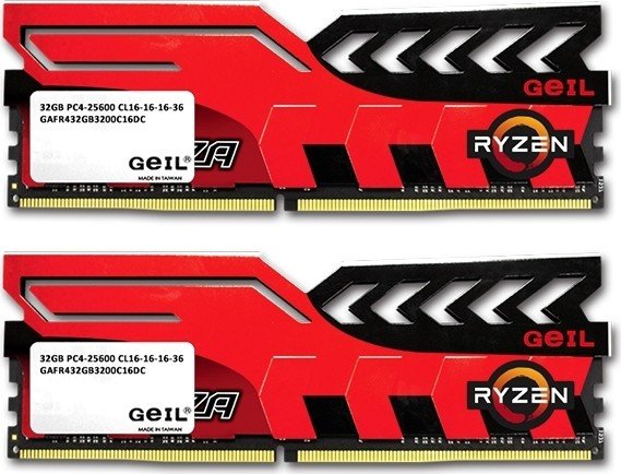 GeIL EVO Forza AMD Edition czerwony DIMM Kit 16GB, DDR4-3000, CL16-18-18-36