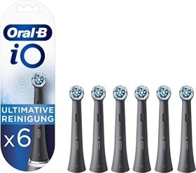 Oral-B iO Ultimative Reinigung black Ersatzbürste, 6 Stück