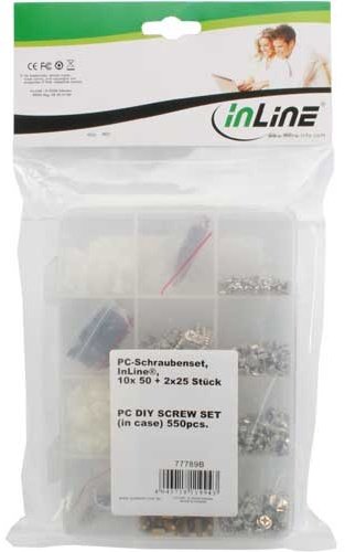 INLINE InLine® PC-Schraubenset, 550-teilig (10x50 & 2x25 Stück