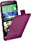 Pedea Flip Cover Echtleder für HTC One Mini 2 violett (32260073)