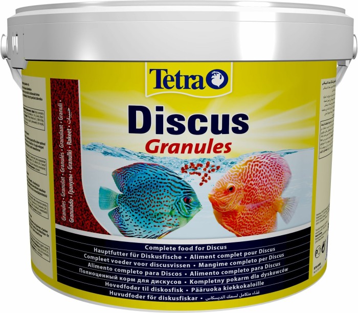 Tetra Discus Granules – Fischfutter für alle Diskusfische, fördert Gesundheit, Farbenpracht und Wach