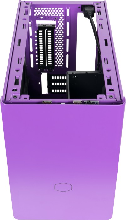Cooler Master MasterBox NR200P Color Edition Nightshade Purple, szklane okno, mini-ITX
