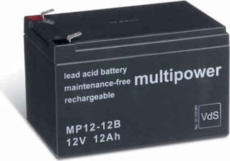 Multipower MP12-12B Blei Akku 12 Volt 12Ah,
