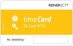 Reiner SCT timeCard Premium RFID Chipkarten DES ev2, PVC, weiß, 50er-Pack
