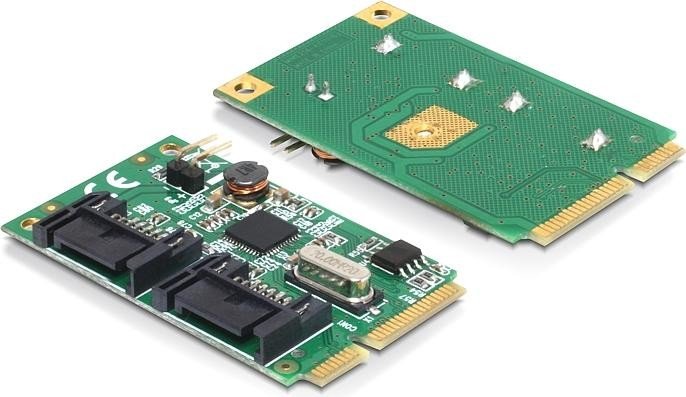 DeLOCK 2x SATA 6Gb/s, PCIe mini Card