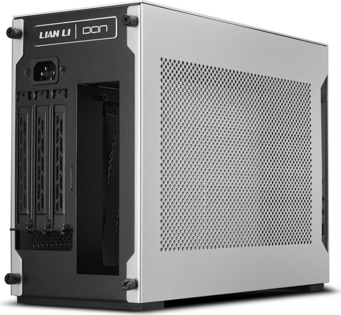Lian Li DAN Cases A4-H2O, PCIe 4.0, silber, Mini-ITX