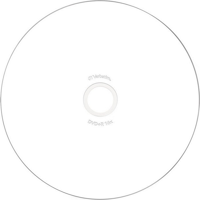 Verbatim DVD+R 4.7GB, 16x, Jewelcase 10 sztuk, wide, inkjet do nadruku
