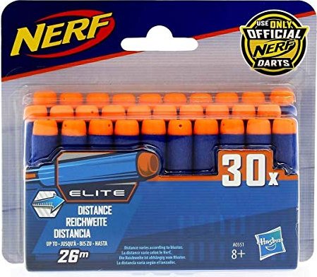 30 Stück Nachfüll Pfeile Darts bullets Strike Elite für Spielzeug  Blaster ! 