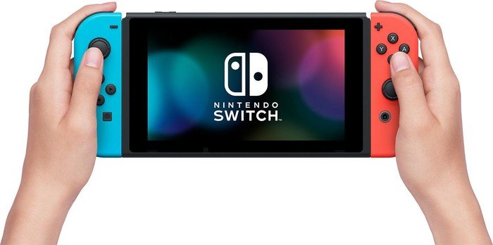 Nintendo Switch schwarz/blau/rot (2019)