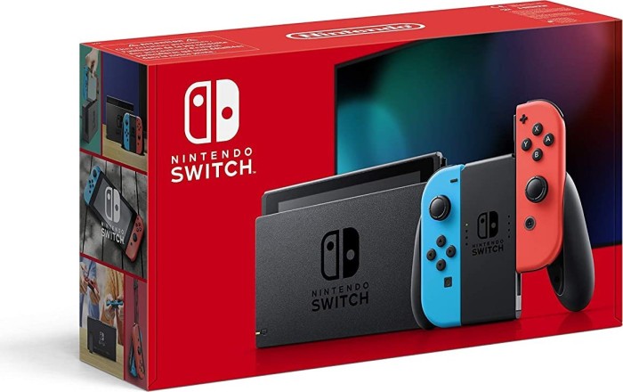Nintendo Switch schwarz/blau/rot (2019) (verschiedene Bundles)