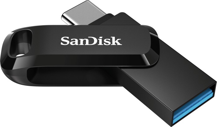 SanDisk Ultra Dual Drive Go USB Type-C schwarz 128GB, USB-A 3.0/USB-C 3.0