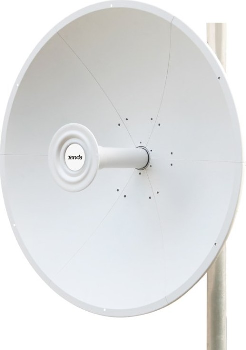 Tenda 5GHz Dual Polarity Dish Antenna, Mastmontage, N-Buchse, 30dBi, direktional, weiß