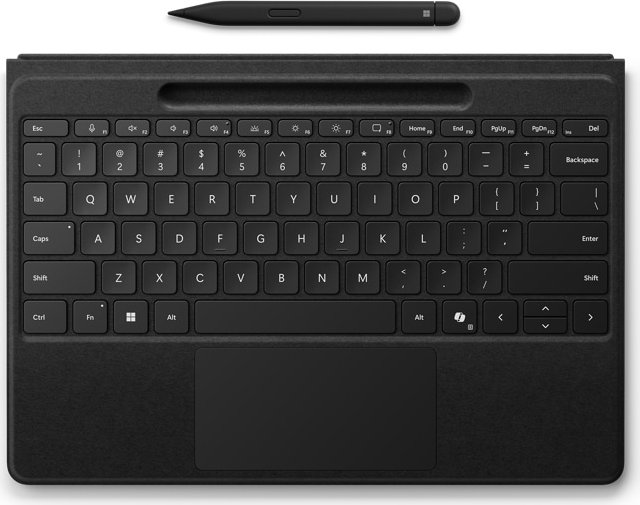 Microsoft Surface Pro Flex keyboard z Slim Pen czarny, Surface Slim Pen 2 zestaw, DE