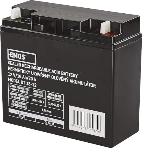 Emos akumulator ołowiowy B9655 18Ah