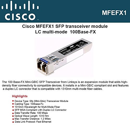 Cisco MFEFX1, 1x 100Base-FX SFP Modul