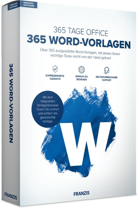 Franzis 365 dni Office - 365 Word-wzory (niemiecki) (PC)