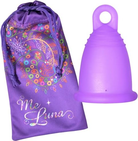 Me Luna Classic Ring Größe M Menstruationstasse violett, 1 Stück